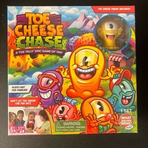 Toe Cheese Chase BoardGame (Game, 2022) WHAT DO YOU MEME Kids New Sealed